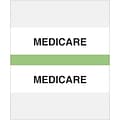 Lt. Green Std. Chart Divider Tabs; Medicare