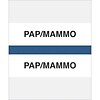 Dark Blue Std. Chart Divider Tabs; Pap/Mammo
