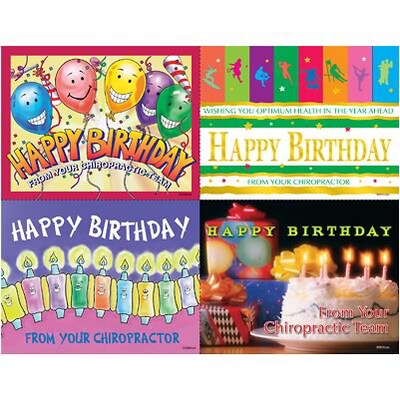 Graphic Image Assorted Postcards; for Laser Printer; Balloons/Chiropractic, 100/Pk