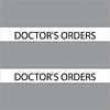 Medical Arts Press® Large Chart Divider Tabs; Doctors Orders, Gray