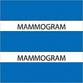 Medical Arts Press® Large Chart Divider Tabs; Mammogram, Dk. Blue