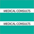 Medical Arts Press® Large Chart Divider Tabs; Medical Consults, Aqua
