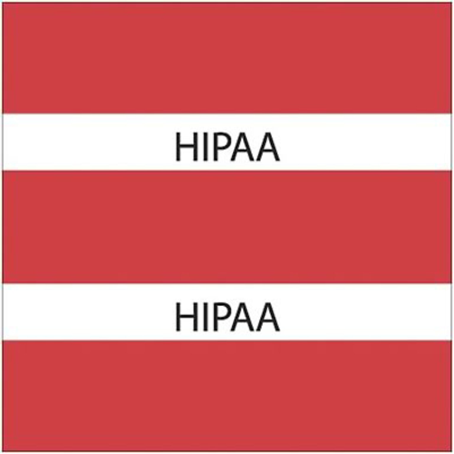 Medical Arts Press® Large Chart Divider Tabs; HIPAA, Red