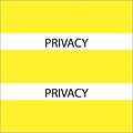 Medical Arts Press® Large Chart Divider Tabs; Privacy, Yellow