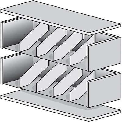 Medical Arts Press® Open Shelf X-Ray Files; Individual Tier