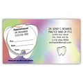 Medical Arts Press® Dual-Imprint Peel-Off Sticker Appointment Cards; Tooth