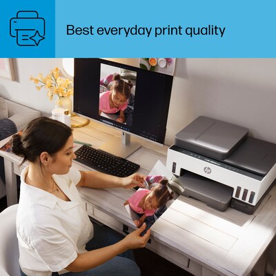 HP Smart Tank 7301 Wireless Color Inkjet Printer, All-In-One Supertank, Print, Scan, Copy (28B70A#B1H)