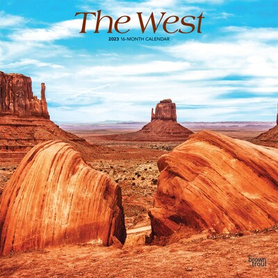 2023 BrownTrout The West 12 x 12 Monthly Wall Calendar (9781975453084)