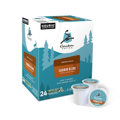 Caribou Blend Coffee Keurig® K-Cup® Pods, Medium Roast, 24/Box (6992)