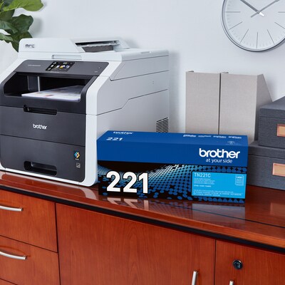 Brother TN-221 Cyan Standard Yield Toner Cartridge   (TN221C)