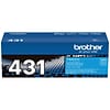 Brother TN-431 Cyan Standard Yield Toner Cartridge, Print Up to 1,800 Pages (TN431C)