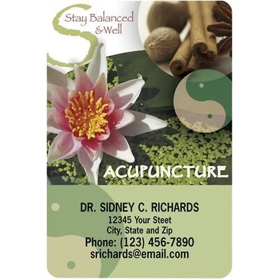 Medical Arts Press® 2x3 Glossy Full Color Chiropractic Magnets; Stay Balanced and well