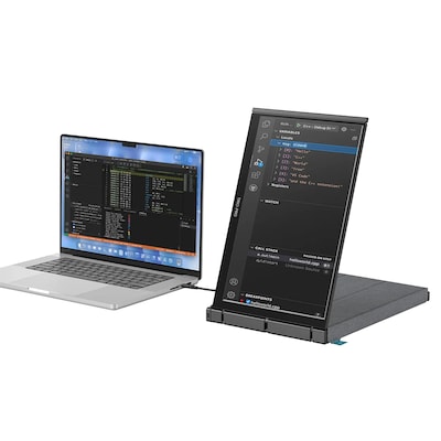 Mobile Pixels TRIO 3.0 Pro 14" 2K Portable Laptop Monitors, Gray (101-1004P06)