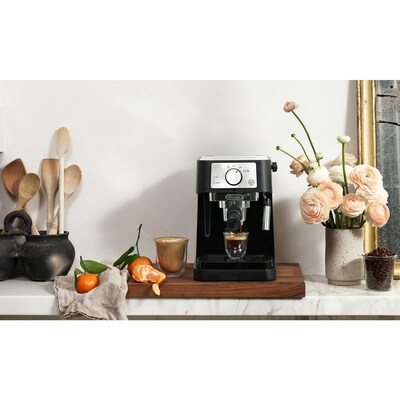 De'Longhi Stilosa 2-Cups Steam Espresso Machine, Black (EC260BK)
