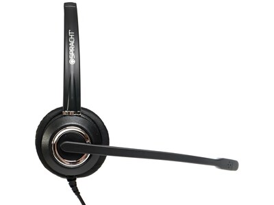 Spracht ZUM RJ9M Noise-Canceling Mono Deskphone On Ear Headset, RJ-9 (ZUMRJ9M)