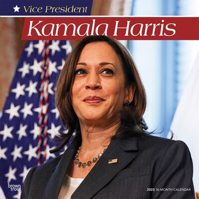 2023 BrownTrout Vice President Kamala Harris 12 x 12 Monthly Wall Calendar, (9781975452957)