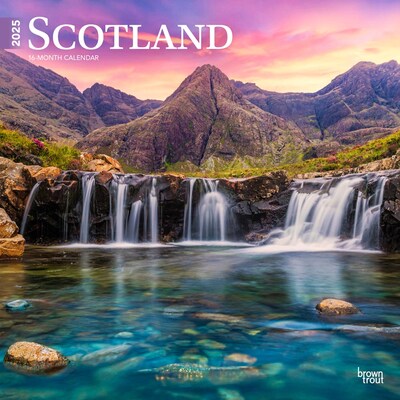 2025 BrownTrout Scotland 12" x 12" Monthly  Wall Calendar (9781975477691)