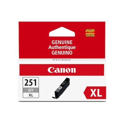 Canon 251XL Gray High Yield Ink Cartridge  (6452B001)