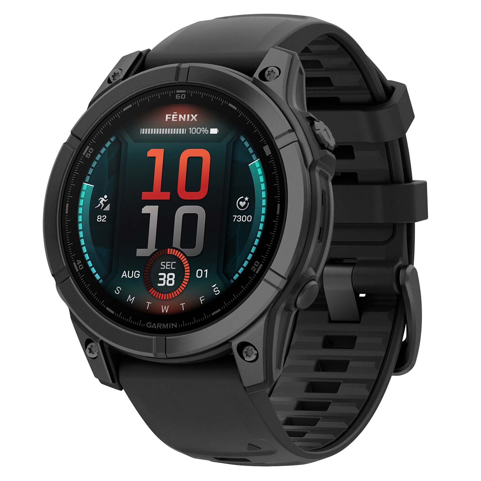 Garmin fenix E AMOLED Multisport GPS Smartwatch, Slate Gray & Black, 47mm (GRM0302503)