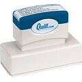 Quill Brand® Pre-Inked Large Notary/Address Stamp; 15/16x2-13/16, Up to 6 Lines