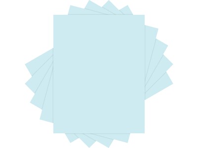 Lettermark Colors 30% Recycled Colored Paper, 20 lbs., 8.5 x 11, Blue, 500 Sheets/Ream (94284)
