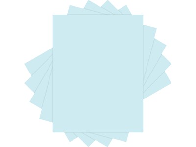 Lettermark Colors 30% Recycled Colored Paper, 20 lbs., 8.5 x 11, Blue, 500 Sheets/Ream (94284)