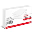 Staples 3 x 5 Index Cards, Blank, White, 100/Pack (TR51008)