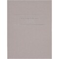 Custom Printed Linen 9x12 Presenation Folder; Grey