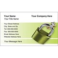 Full Color Business Cards; Insurance, Lock and Ring, 100 lb. Bright White