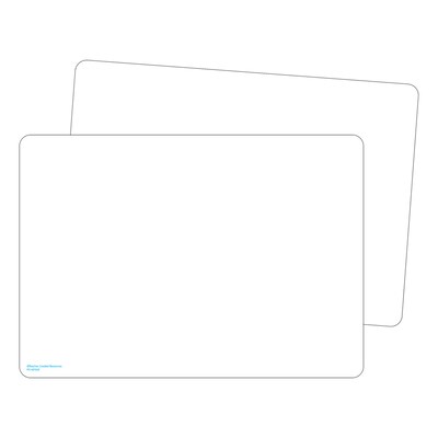 Teacher Created Resources Double-Sided Premium Blank Dry Erase Boards, 10/Pack (TCR77891)