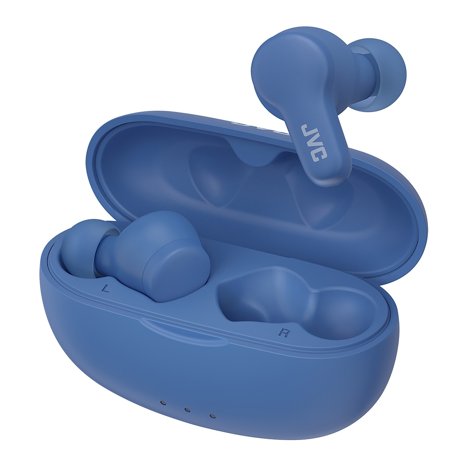 JVC Gumy Wireless Earbuds, Bluetooth, Blueberry (JVCHAA7T2A)