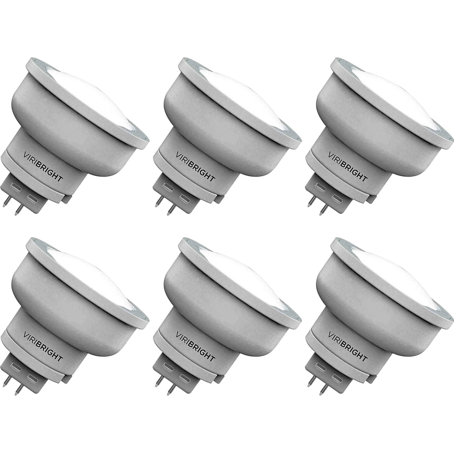 Viribright 4.2-Watt Soft White LED Floodlight Bulb, 6/Pack (752147-6)