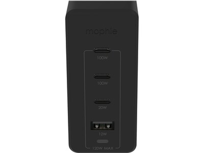Mophie Speedport 120 4-Port GaN Fast Charger, Black (409909308)