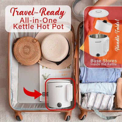 Brentwood Electric Kettle, White (BTWKT1504W)