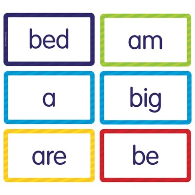 Scholastic Teaching Solutions Flash Cards, Sight Words, 6/Pack (SC-823358-6)
