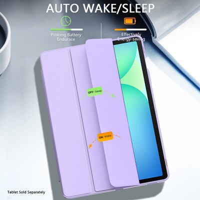 SaharaCase Venture Series Folio Case for Galaxy Tab S10 Lite (2025) and Galaxy Tab S10 FEE, Purple Orchid (TB00463)