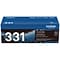 Brother TN-331 Black Standard Yield Toner Cartridge, Print Up to 2,500 Pages (TN331BK)