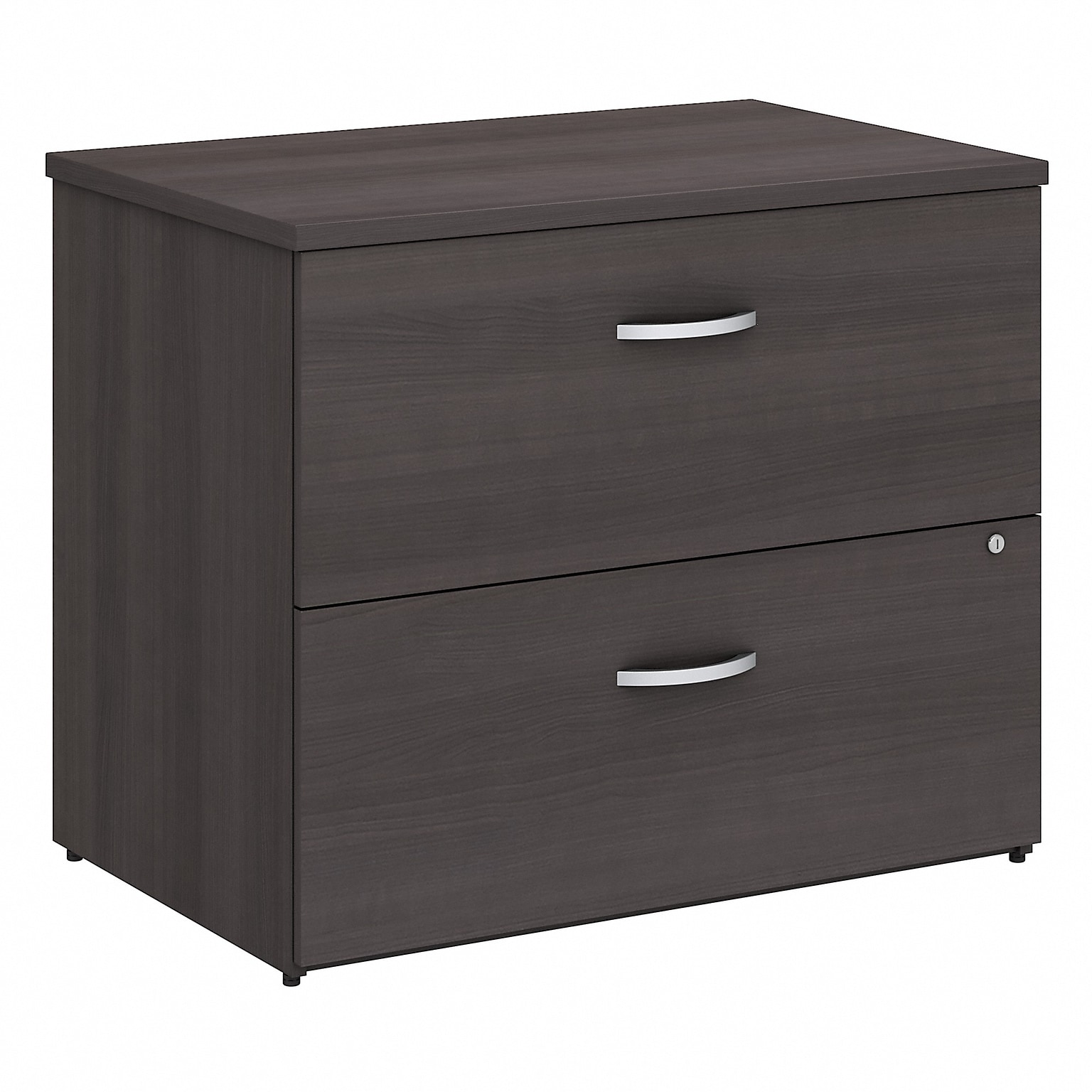 Bush Business Furniture Studio C Lateral File Cabinet, Storm Gray (SCF136SGSU)