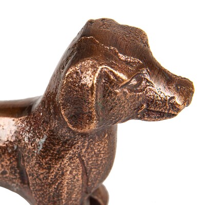 Mind Reader Dachshund Figurine, Antique Brass (DOGDEC-BRZ)