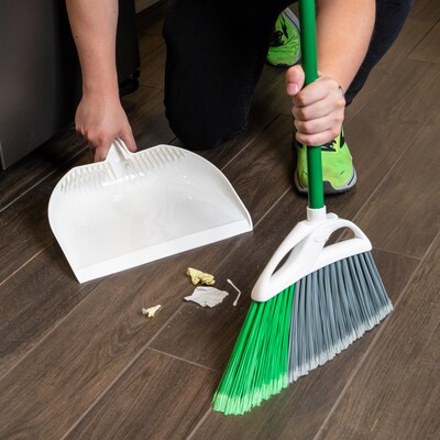Libman Large Precision Angle 13" Broom with Dust Pan, 4/Carton (248)