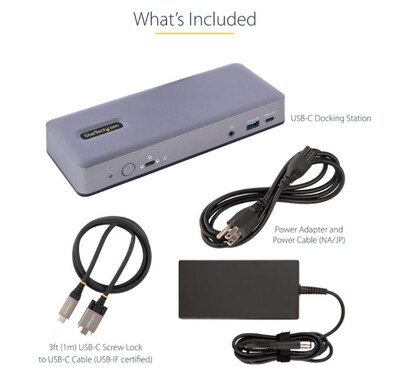 StarTech Dual Monitor Docking Station for Laptops (DK31C3MNCR)
