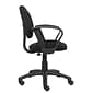 Boss Perfect Posture Deluxe Office Task Chair with Loop Arms, Black (B317-BK)