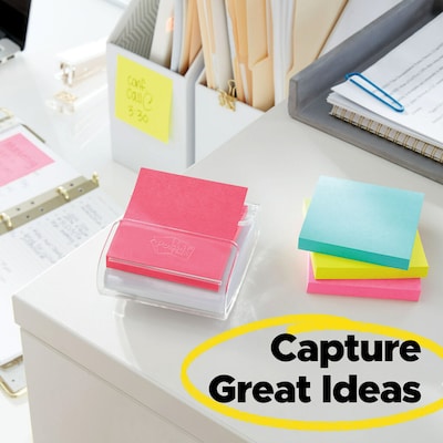 Post-it Pop-up Sticky Notes, 3" x 3", Beachside Café Collection, 100 Sheet/Pad, 12 Pads/Pack (R33012AP)