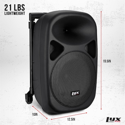 LyxPro 10 Inch Rechargeable PA Speaker (LYXSPA10BAT)