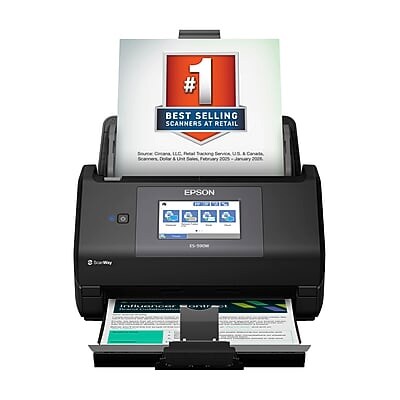 Epson WorkForce ES-590W Wireless Desktop Color Duplex Document Scanner (B11B288202)