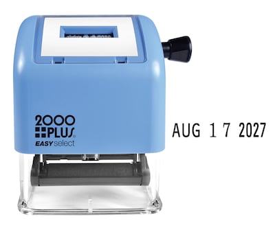 2000 Plus Easy Select Dater Stamp, Black Ink (011091)