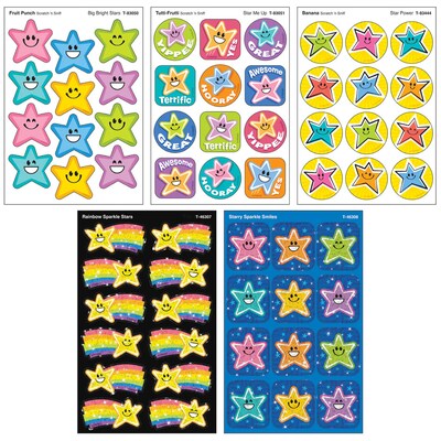 Trend Enterprises All Stars Mixed Stickers Variety Pack, 240/Pack (T-33010)