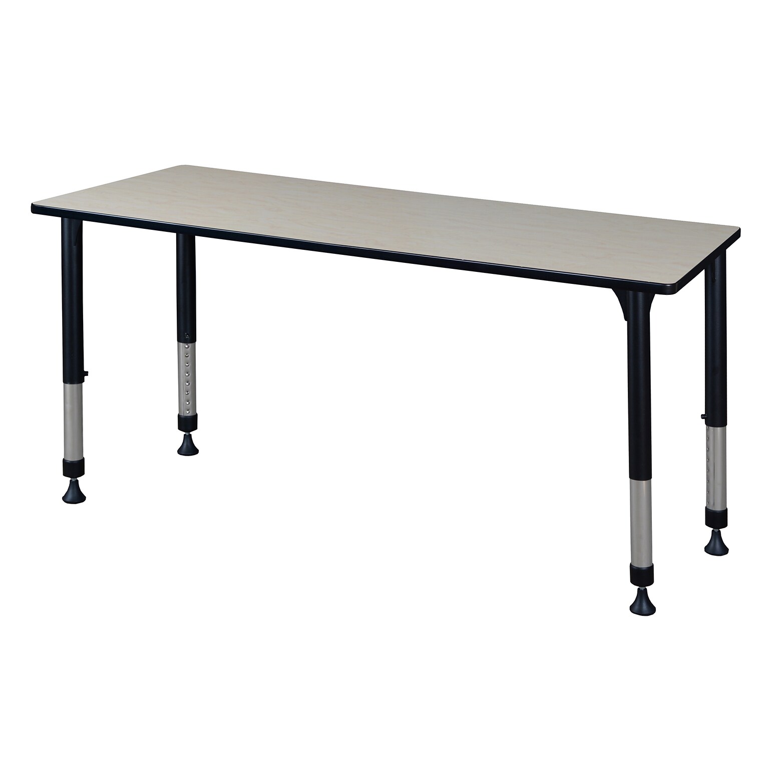 Regency Rectangular Activity Table, 60 x 30, Height Adjustable, Maple (MT6030PLAPBK)