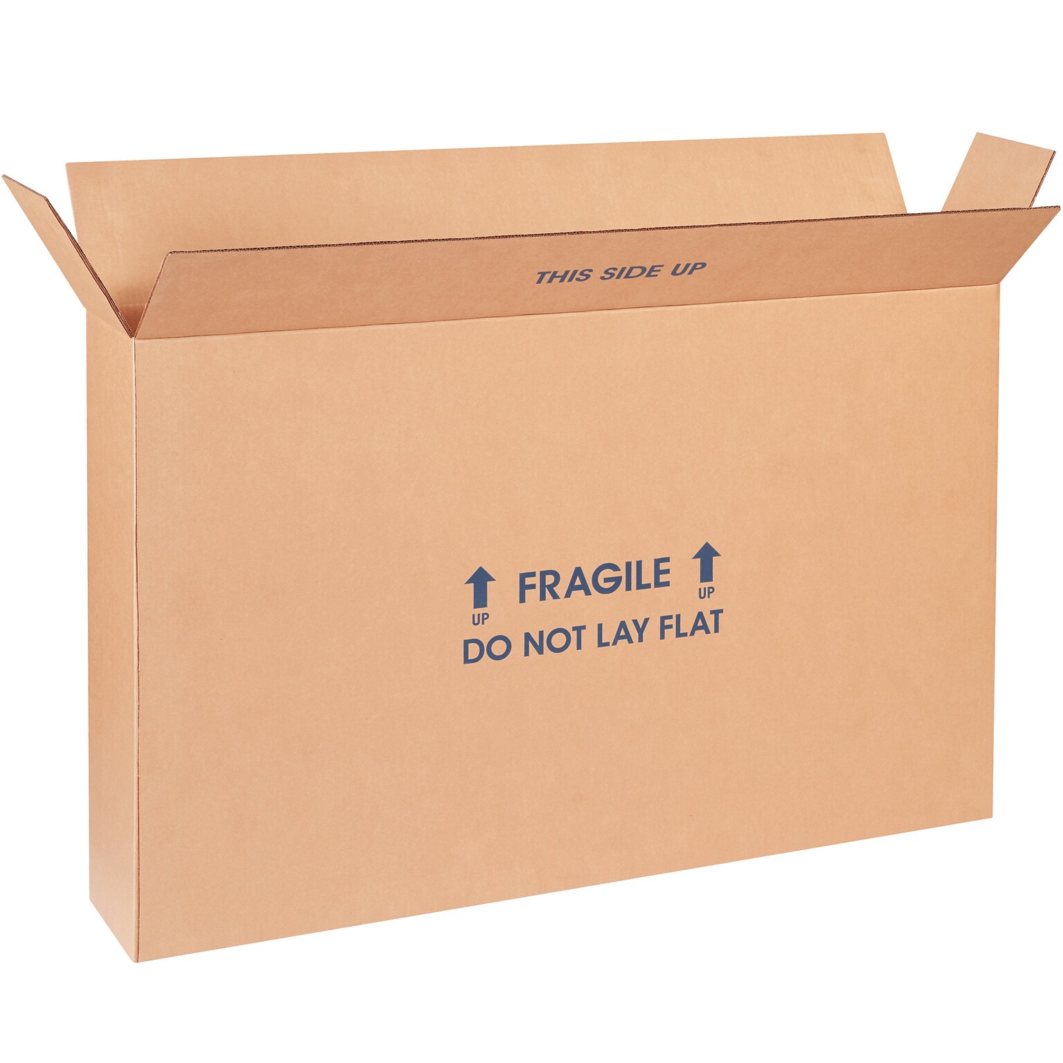 Quill Brand 22 x 16 x 6 TV Moving Boxes, Kraft, 5/Bundle (22616FPFOL)