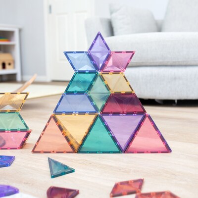 Connetix Magnetic Tiles Pastel Shape Expansion Pack, 48 Pieces (CNTP00048SE)